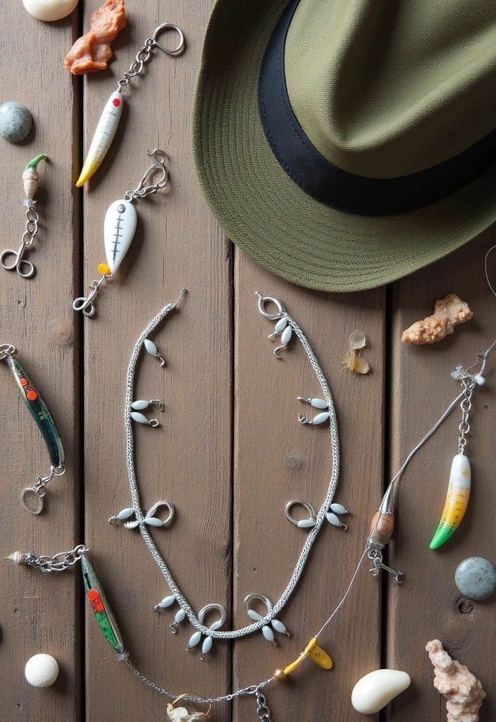 21 Stunning Fisherman Aesthetic Outfits That'll Make You Hooked on Style! - 13. Fishing-Inspired Accessories