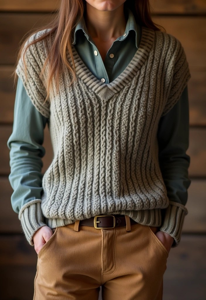 21 Stunning Fisherman Aesthetic Outfits That'll Make You Hooked on Style! - 3. Layered Textures