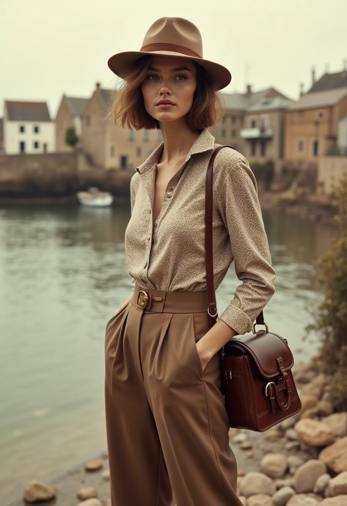 21 Stunning Fisherman Aesthetic Outfits That'll Make You Hooked on Style! - 5. Vintage Vibes